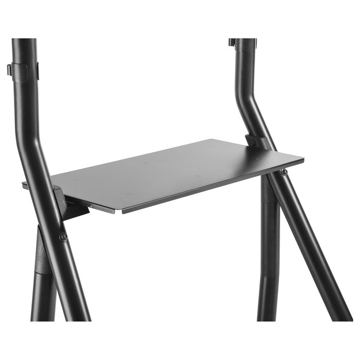 EQUIP Bodenstandhalter Soporte de Piso para TV 60"-105" (1 Pantalla), Carga 100 kg, con Ruedas y Ajuste de Altura, Color Negro EQUIP Bodenstandhalter Soporte de Piso para TV 60"-105" (1 Pantalla), Carga 100 kg, con Ruedas y Ajuste de Altura, Color Negro