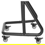 EQUIP Bodenstandhalter Soporte de Piso para TV 60"-105" (1 Pantalla), Carga 100 kg, con Ruedas y Ajuste de Altura, Color Negro