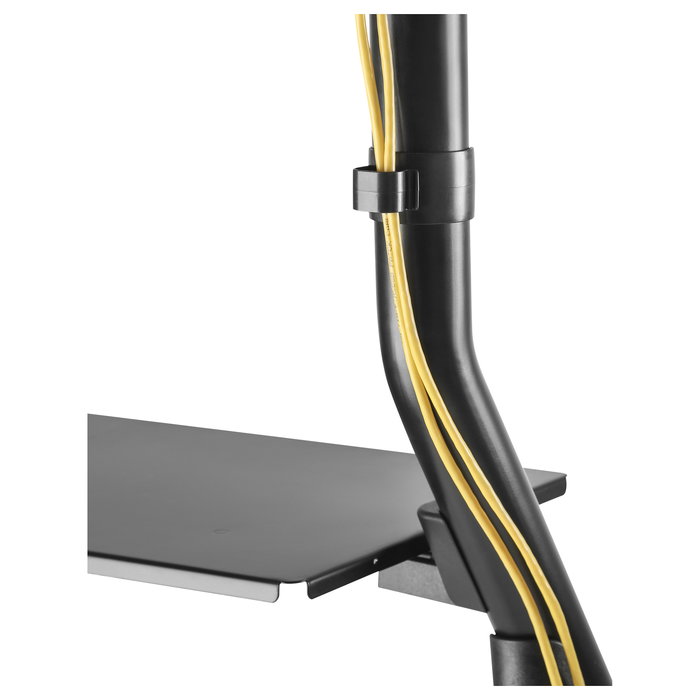 EQUIP Bodenstandhalter Soporte de Piso para TV 60"-105" (1 Pantalla), Carga 100 kg, con Ruedas y Ajuste de Altura, Color Negro EQUIP Bodenstandhalter Soporte de Piso para TV 60"-105" (1 Pantalla), Carga 100 kg, con Ruedas y Ajuste de Altura, Color Negro