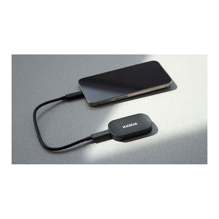 KIOXIA EXCERIA PLUS G2 SSD Portable 2TB USB 3.2 Gen2 Type C 1050MB/s Negro