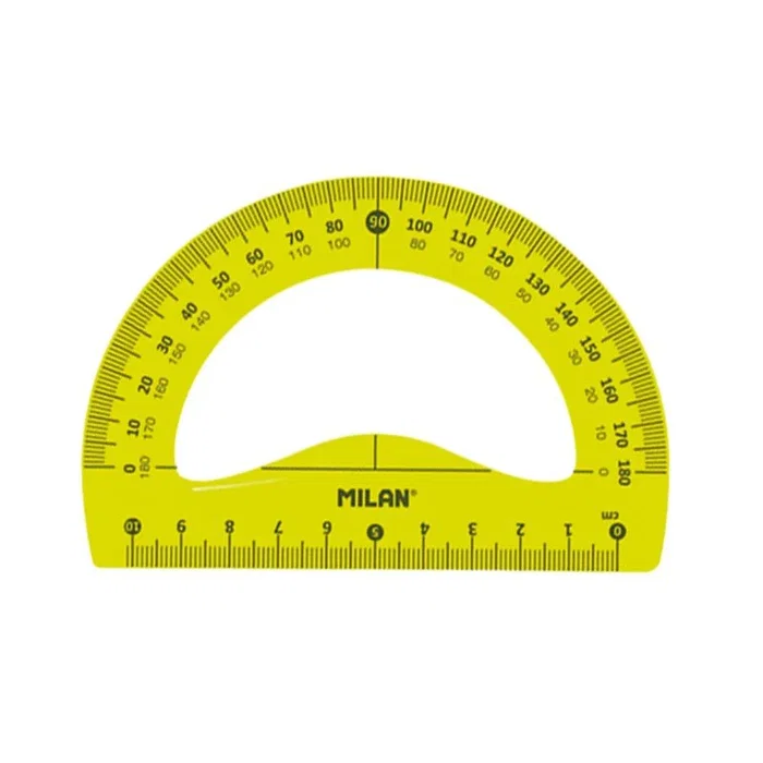Milan Kit Flex & Resistant de 4 Reglas Flexibles de Trazado Amarillo Translúcido