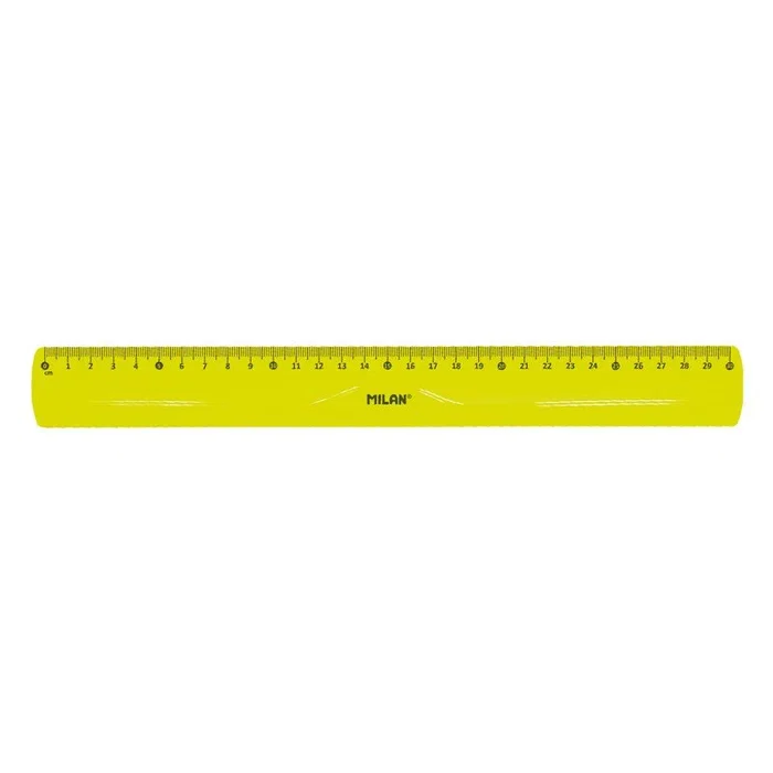 Milan Kit Flex & Resistant de 4 Reglas Flexibles de Trazado Amarillo Translúcido