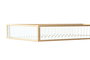DKD Home Decor Bandeja de Decoración de Cristal y Metal 30x15x4 cm