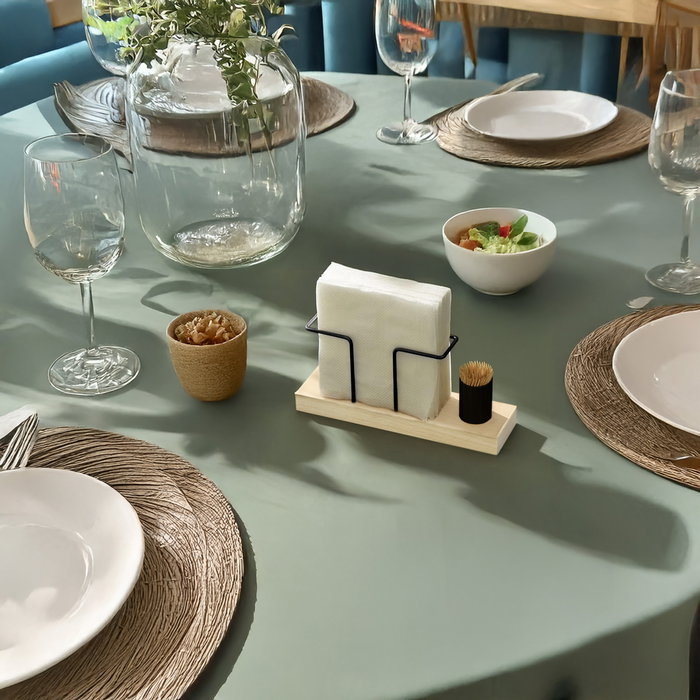 Inde Soporte para Servilletas con Palillero My Bar de Madera 19.9 x 5.5 x 8 cm (12 Unidades)