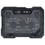Conceptronic THANA01B Base de refrigeración para portátiles con 2 ventiladores e iluminación azul
