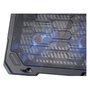 Conceptronic THANA01B Base de refrigeración para portátiles con 2 ventiladores e iluminación azul