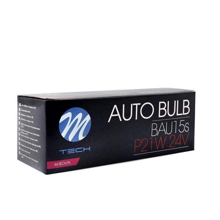 M-Tech Lámpara BAU15S 24V/21W Blanco Pack de 10 unidades M-Tech Lámpara BAU15S 24V/21W Blanco Pack de 10 unidades