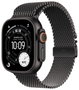 Apple Watch Ultra 3 GPS + Cellular 49mm Black Titanium Case | Black Titanium Milanese Loop - M