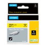Dymo Tubo Termorretráctil Rhino ID1-19 Negro sobre Amarillo 19mm x 1,5m