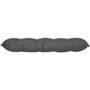 Atmosphera Cojín para silla estilo galleta gris oscuro 38 x 38 cm
