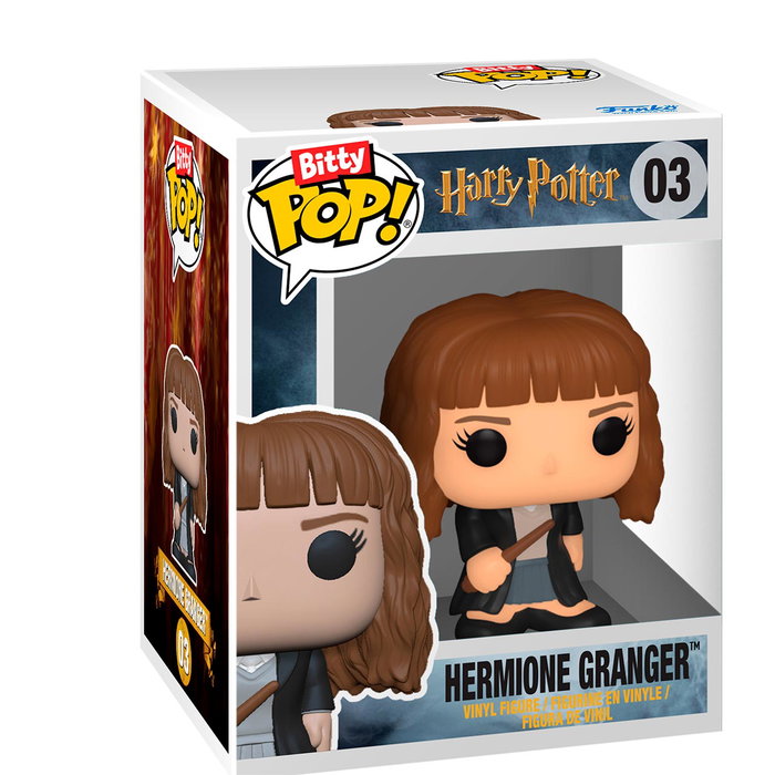 Funko 88917 Funko Bitty Pop! Harry Potter - Pack de 2 Unidades con Ron y Hermione - Figura de Vinilo para Colección