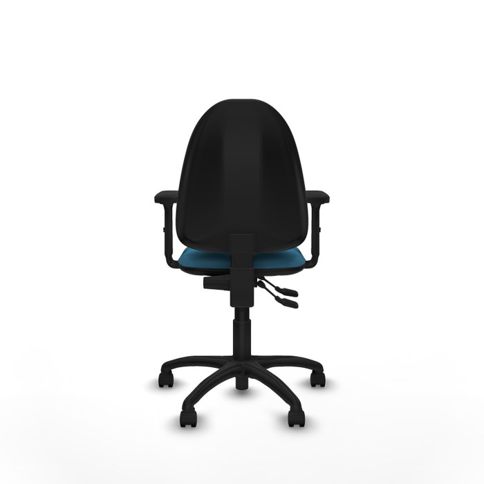 PIQUERAS Y CRESPO Silla de oficina Aýna Verde petróleo con brazos 2D PIQUERAS Y CRESPO Silla de oficina Aýna Verde petróleo con brazos 2D