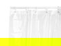 Berilo Cortina Ducha PEVA 1.8 x 1.8 m Transparente (Set de 12)