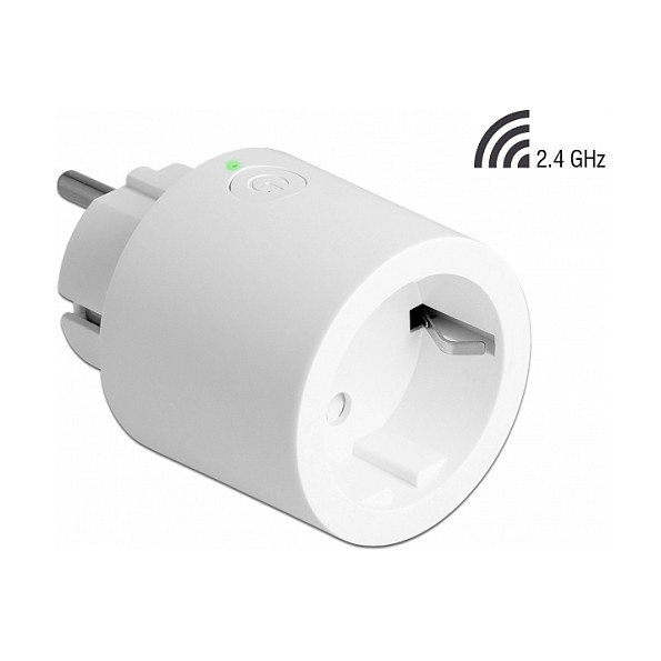 DeLOCK Interruptor de toma de corriente WLAN MQTT con monitoreo de energía DeLOCK Interruptor de toma de corriente WLAN MQTT con monitoreo de energía