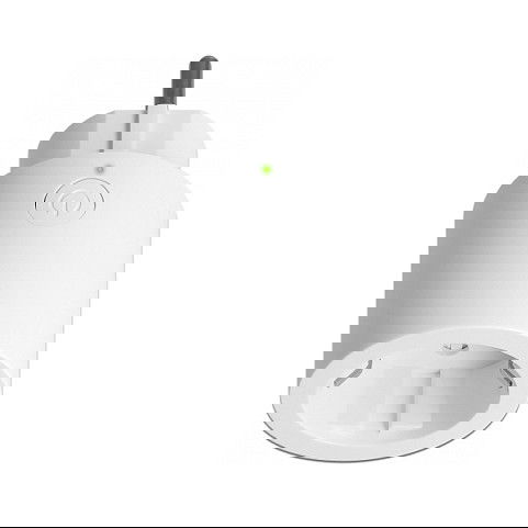 DeLOCK WLAN Interruptor de toma de corriente MQTT con monitor de energía, 16A 230V, Blanco, 45 mm