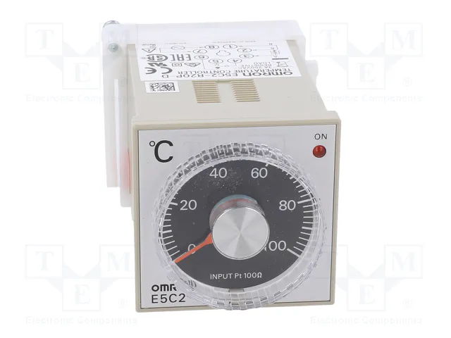 OMRON E5C2 Regulador de Temperatura Pt100 200-240V AC OMRON E5C2 Regulador de Temperatura Pt100 200-240V AC