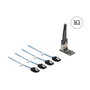 DeLOCK Adaptador Controlador M.2 2242 Key B+M a 4 SATA Mini-SAS con Cable de 1 m, JMB585, Plug and Play, S.M.A.R.T., para Windows y Linux, Negro - 64260