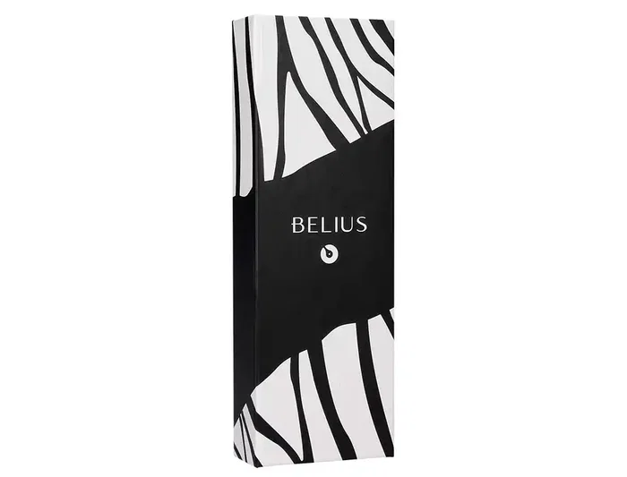Belius Roller Dualita Cuerpo Blanco con Trazos Negros Tinta Negra Punta 0.7 mm
