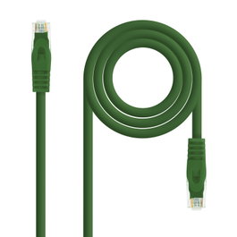 Nanocable Cable de Red Cat6a U/UTP AWG24 25 cm Verde