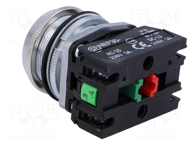 PROMET Interruptor de presión NEF30 verde NC + NA PROMET Interruptor de presión NEF30 verde NC + NA
