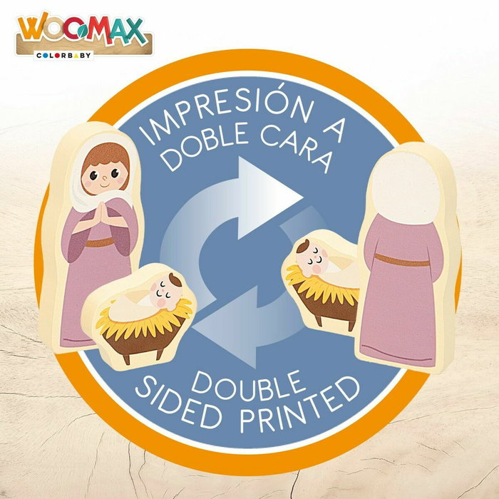 Color Baby Belen Madera Woomax con 15 piezas