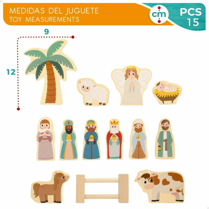 Color Baby Belen Madera Woomax con 15 piezas