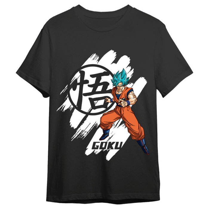 TOEI ANIMATION Camiseta Adulto Goku Super Saiyan Blue de Dragon Ball Super, Talla S, Algodón 165gr TOEI ANIMATION Camiseta Adulto Goku Super Saiyan Blue de Dragon Ball Super, Talla S, Algodón 165gr