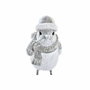 DKD Home Decor Figura de Pájaro en Resina, Surtido de 2 Unidades, Gris y Blanco