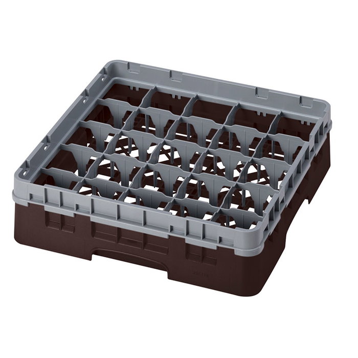 CAMBRO Cesta de lavado 25 comp. Castaño 50 x 50 x 14,3 cm CAMBRO Cesta de lavado 25 comp. Castaño 50 x 50 x 14,3 cm