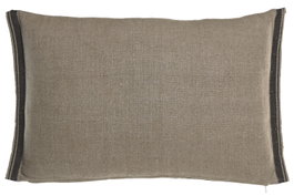 DKD Home Decor Cojín de Lino Natural 60x40 cm