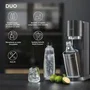 SODASTREAM DUONCB - Black DUO Machine Pack 4 botellas (2 decantadores DUO + 2 Fusible LV) + 1 cilindro de intercambio CQC