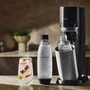 SODASTREAM DUONCB - Black DUO Machine Pack 4 botellas (2 decantadores DUO + 2 Fusible LV) + 1 cilindro de intercambio CQC
