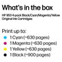 HP 953 Pack de 4 Cartuchos de Tinta Original CMYK Rendimiento Estándar
