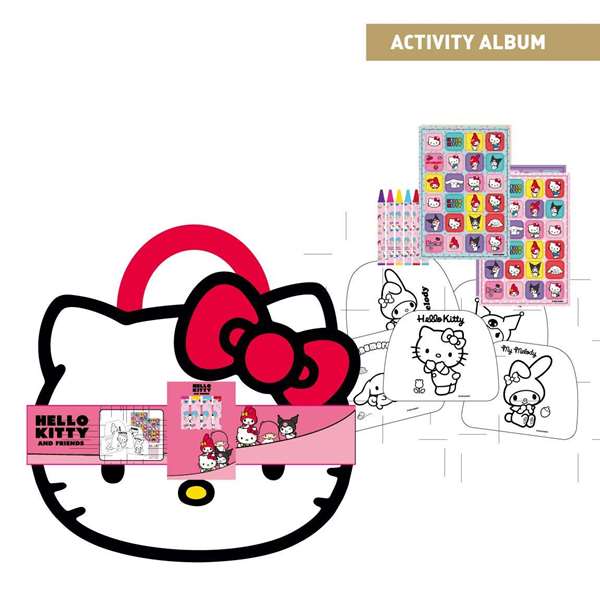 Cerdá Álbum Actividades Coloreable Hello Kitty 28.0 x 27.5 x 0.1 cm