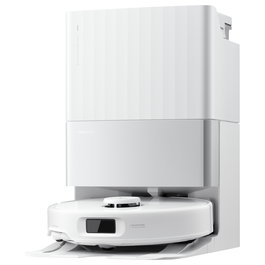 Roborock Qrevo Edge 5V1 Aspirador Robot Multifunción con Dockingstation 3.0, Bolsa para el Polvo, Blanco, Cámara/LiDAR, 0.325L, 60.4dB
