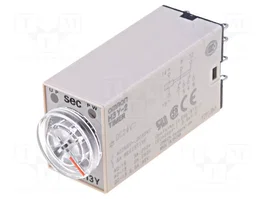 OMRON Relé de tiempo H3Y 24VDC 1-30s DPDT