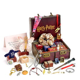 The Carat Shop Calendario Adviento Hogwarts Harry Potter Baúl de Recuerdos con Joyas y Accesorios Sorpresa