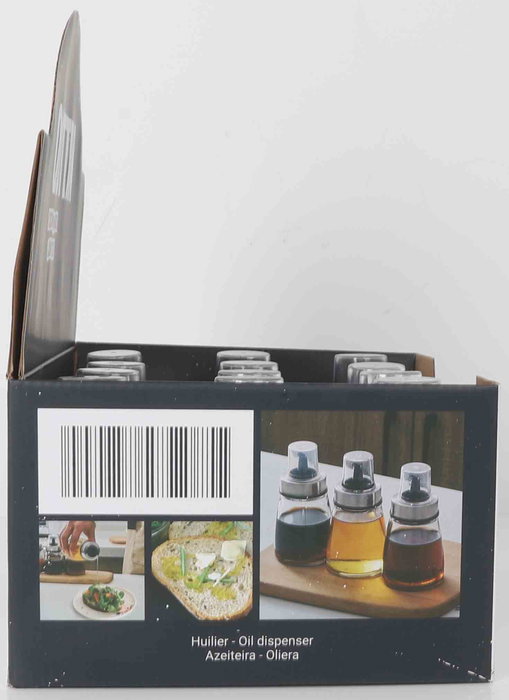 Quttin Aceitera de Vidrio 200ml con Tapón