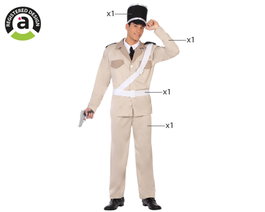Disfraz de Policía Francés Gendarme Adulto Hombre Talla XL