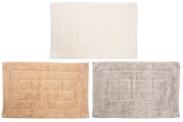 DKD Home Decor Alfombra Blanco Beige 50 x 1 x 80 cm (6 Unidades)