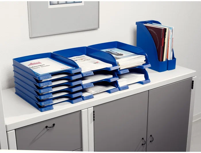 Leitz Bandeja Sobremesa Plus Slim Negro Plástico