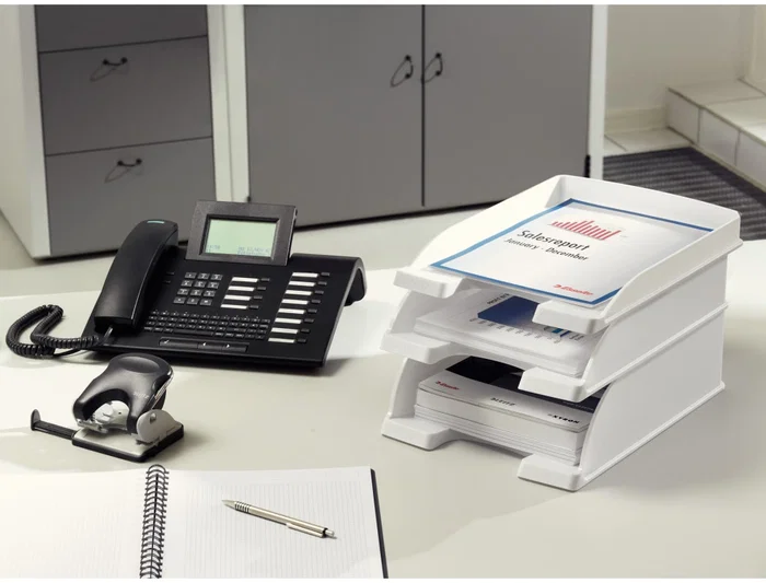 Leitz Bandeja Sobremesa Plus Slim Negro Plástico