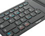 Targus Teclado Plegable Ergonómico Inalámbrico Bluetooth 5.1 y 2.4GHz con Protección Antimicrobial DefenseGuard, 36h Batería, Compatibilidad Universal