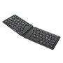 Targus Teclado Plegable Ergonómico Inalámbrico Bluetooth 5.1 y 2.4GHz con Protección Antimicrobial DefenseGuard, 36h Batería, Compatibilidad Universal