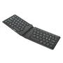 Targus AKF003NO Teclado Ergonómico Plegable Bluetooth Nórdico Negro