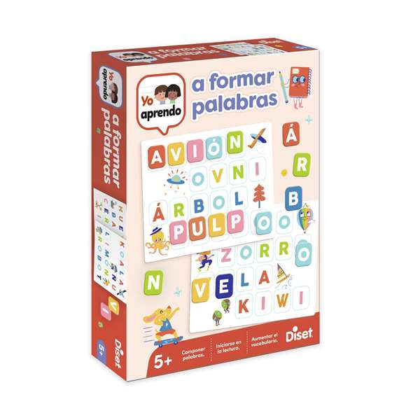 Diset - Juego Educativo Yo Aprendo a Formar Palabras, Español, A Partir de 5 Años Diset - Juego Educativo Yo Aprendo a Formar Palabras, Español, A Partir de 5 Años