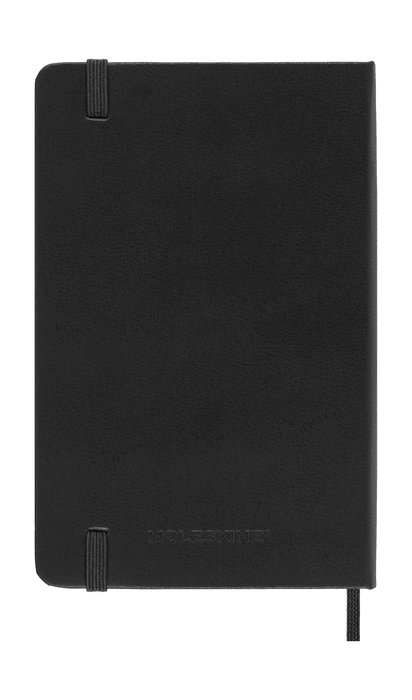 Moleskine Agenda Semanal 2025-2026 18 Meses Tapa Dura Negra 9x14cm DHB18WN2Y26