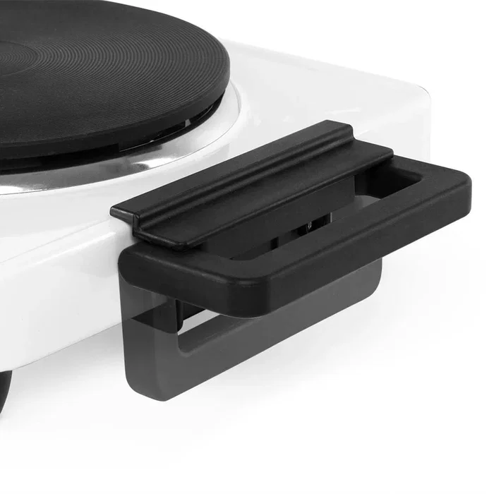 Orbegozo PE 2715 Placa Eléctrica 1 Zona con Asas Plegables, Encimera, Negro y Blanco, Control Giratorio, 185 mm, 1500 W Orbegozo PE 2715 Placa Eléctrica 1 Zona con Asas Plegables, Encimera, Negro y Blanco, Control Giratorio, 185 mm, 1500 W