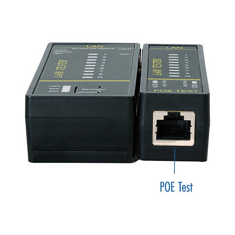 LogiLink LANtest & PoE Finder con imán e iluminación LogiLink LANtest & PoE Finder con imán e iluminación