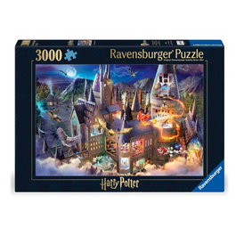 Ravensburger Rompecabezas Harry Potter Vista del castillo de Hogwarts 3000 piezas